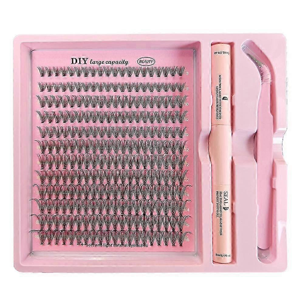 Diy False Eyelash Kit For Self Application Makeup Individual Eyelash Extensions