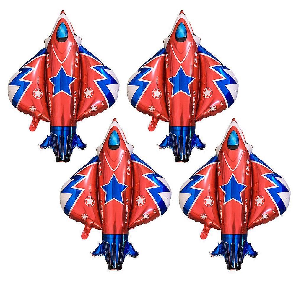 Fighter Decorative Balloons Jet Fighter Design Balloon for 8Pcs