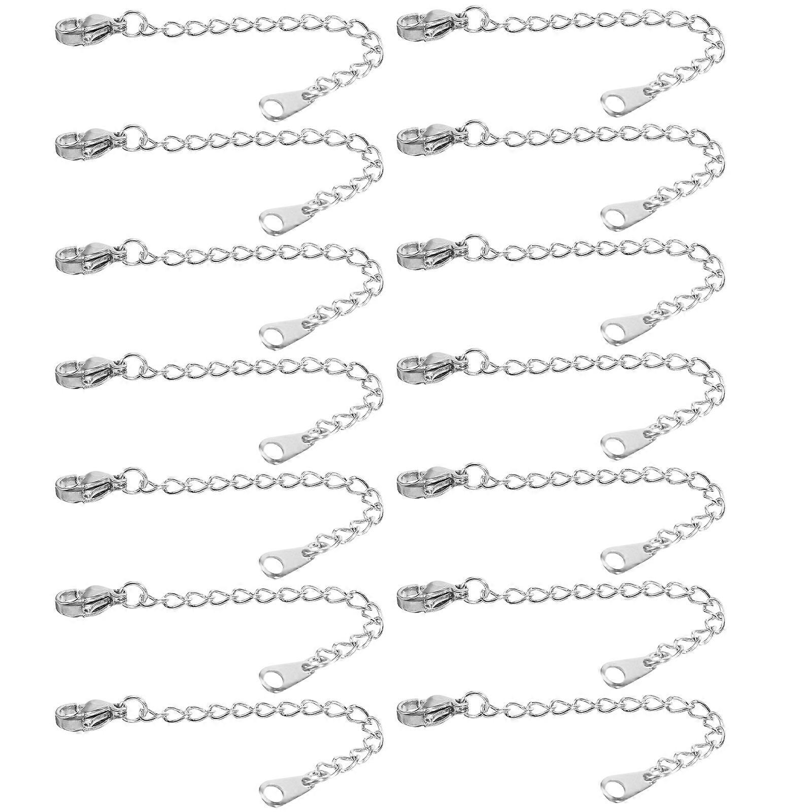 20Pcs Clasp Extender Chains for DIY Jewelry Bracelets