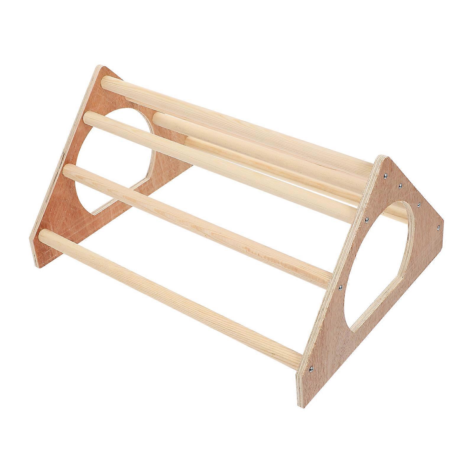 Perchoir en bois pour 2 perroquets