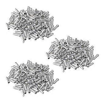 450Pcs Cavo Fine Freno Cavo Tappo, Alluminio Mountain Bicycle Freno Cavo Cap End Tips Crimp