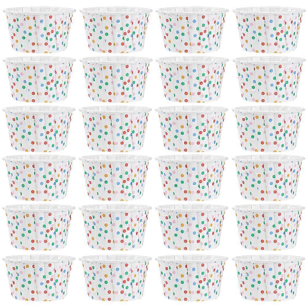 Ölpapierförmchen, Backförmchen, Einwegpapier, 200 Stück, für Desserts