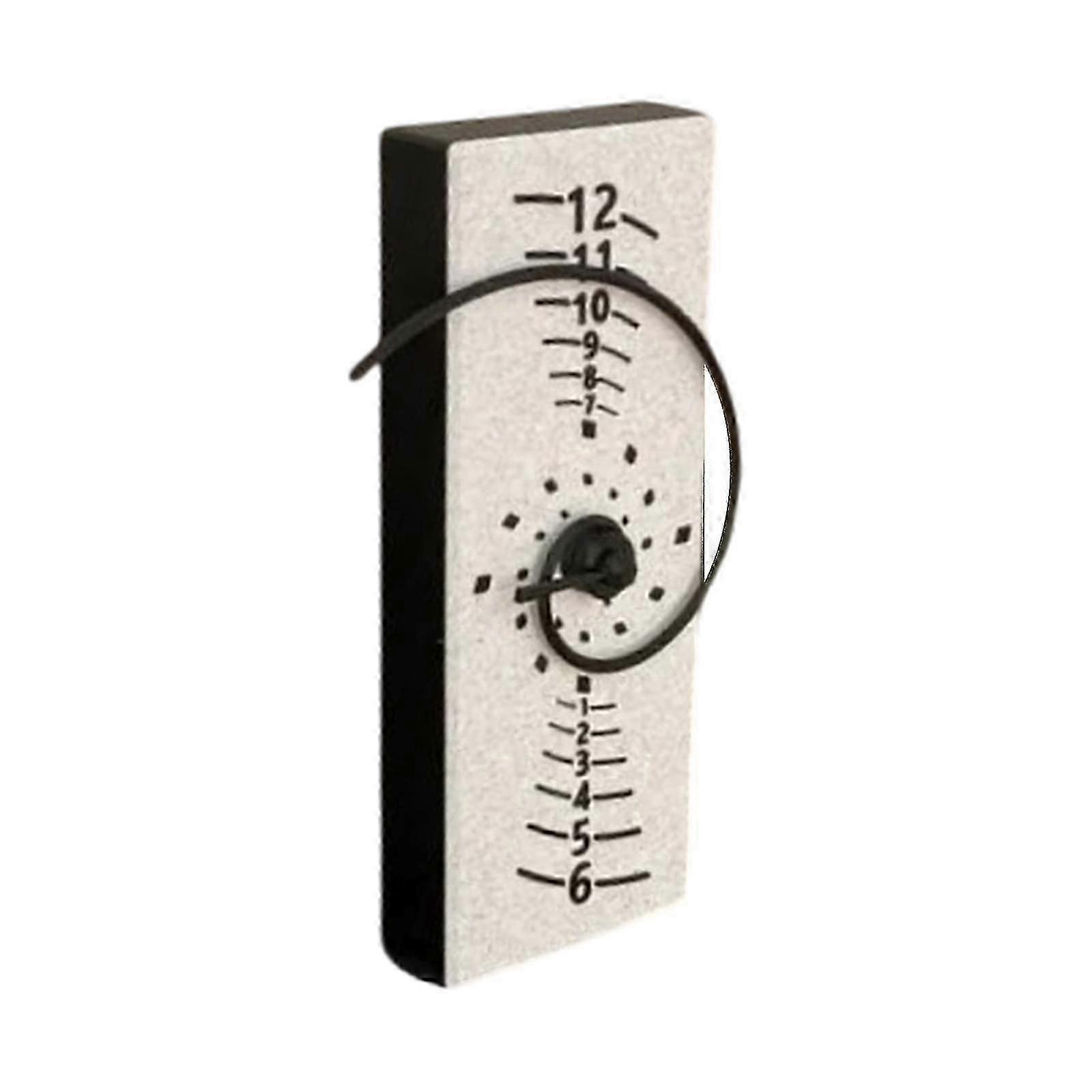 Black Gold Fibonacci Clock Rectangular Mathematical Art Unique Wall Decor
