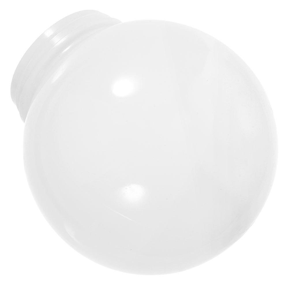 Outdoor Thread Lampshade Replacement Round Spherical Acrylic Lamp Post Cover