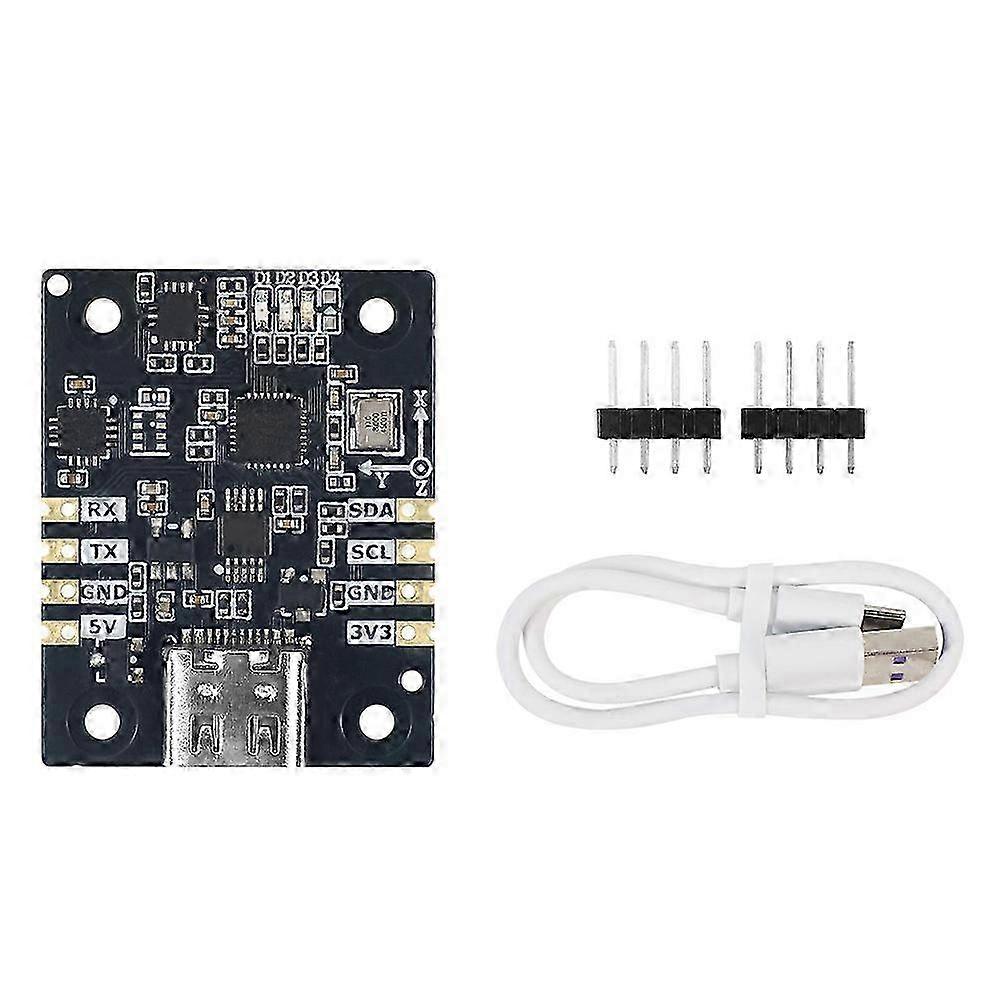 9-Axis IMU Module High-Precision Attitude Sensor Module Support AHRS Attitude Calculation compatible with ROS Robot