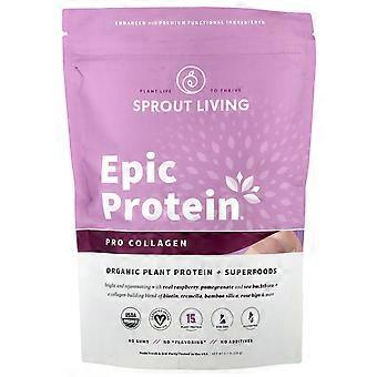 Sprout Living, Epic Protein®, Pro Collagen, Proteína Vegetal Orgânica + Superalimentos, 0,7 lb (336 g)