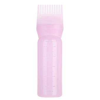 160 ml Botella de teñido para el cabello Cepillo Champú Color para el cabello Aceite Peine Aplicador Herramienta Inicio DIY Mezcla Limpieza en seco Teñido para el cabello Botella de plástico engrosada