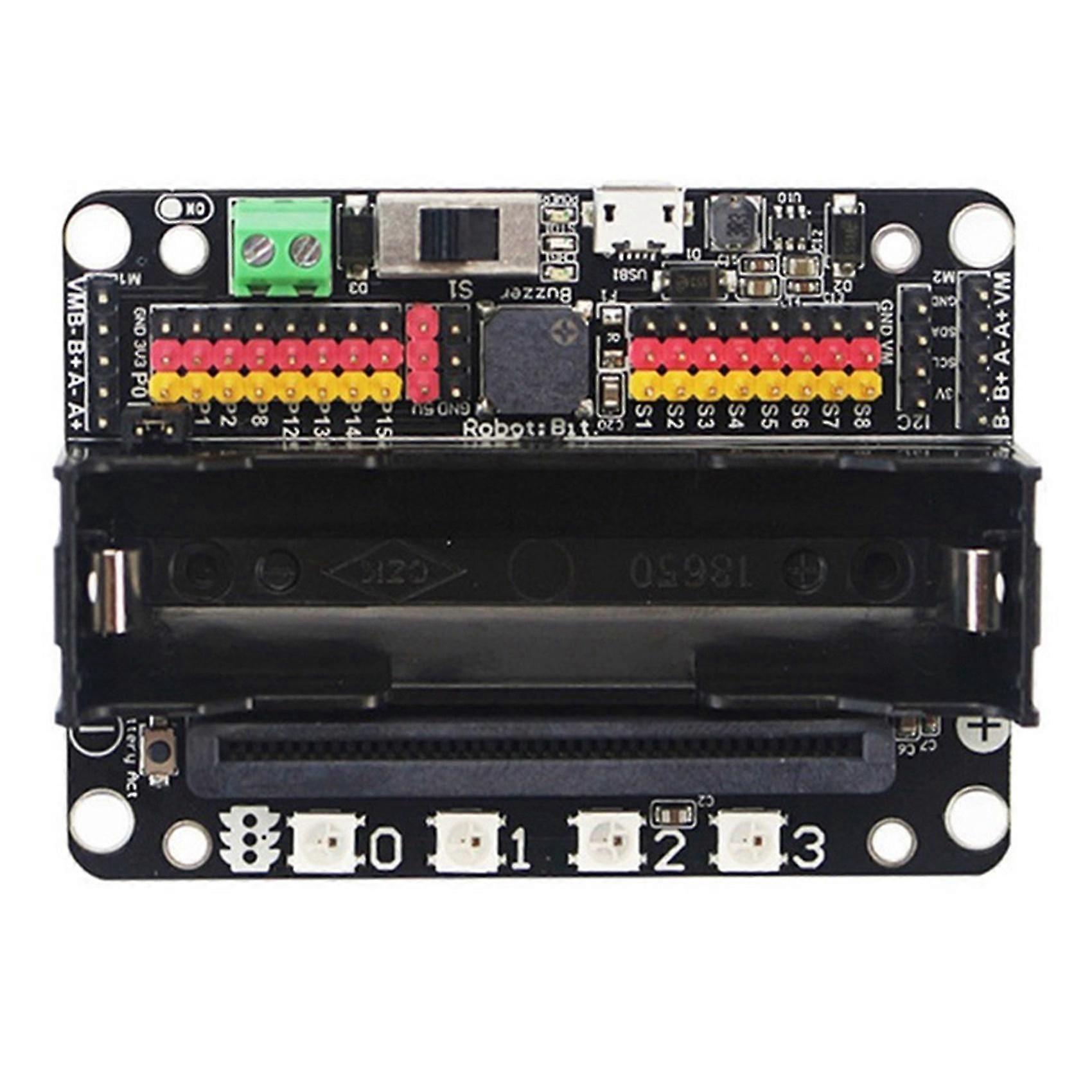 Micro: Bit Expansion Board Robotbit V2.0 Supports Makecode Offline Programming compatible for Micro:bit Extension Board Robotbit