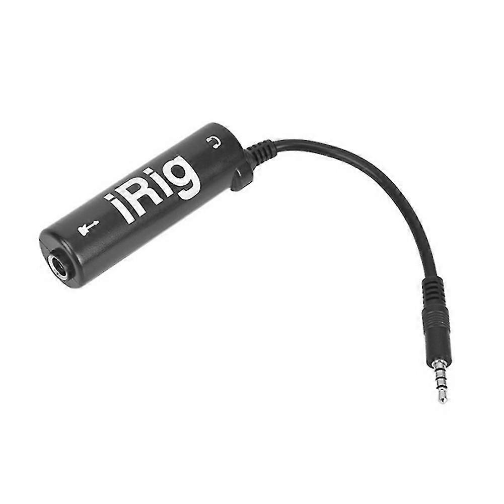 2st Svart Irig Gitarr Interface Converter För Iphone Ipad Ipod