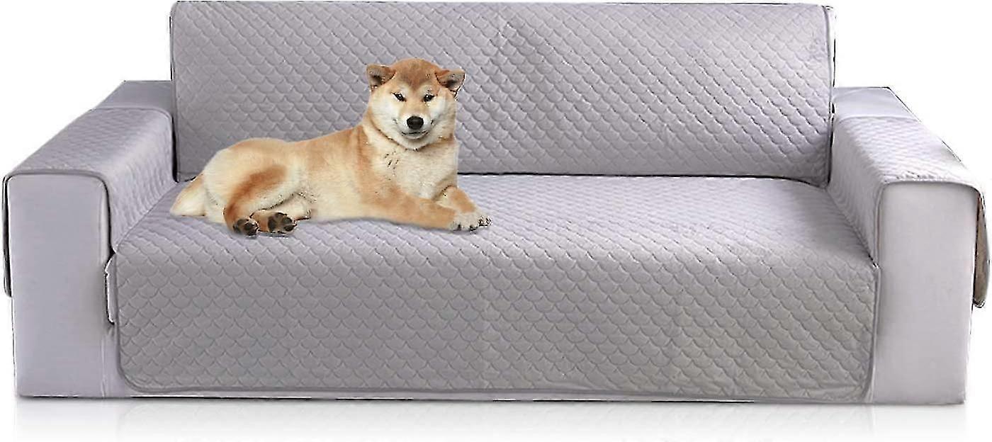Non-slip Sofa Cover Sofa Protector Armchair Protector Sofa Protector (gray, 2 Seater)