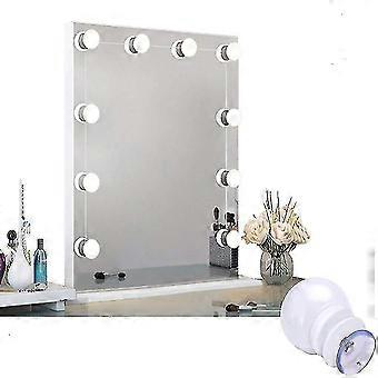 Hollywood Led Vanity Lights Strip Kit With 10 Dimmable Light Bulbs For Full Body Length Makeup Mirror, Wall Mirror, Plug In Vanity Mirror Lights With