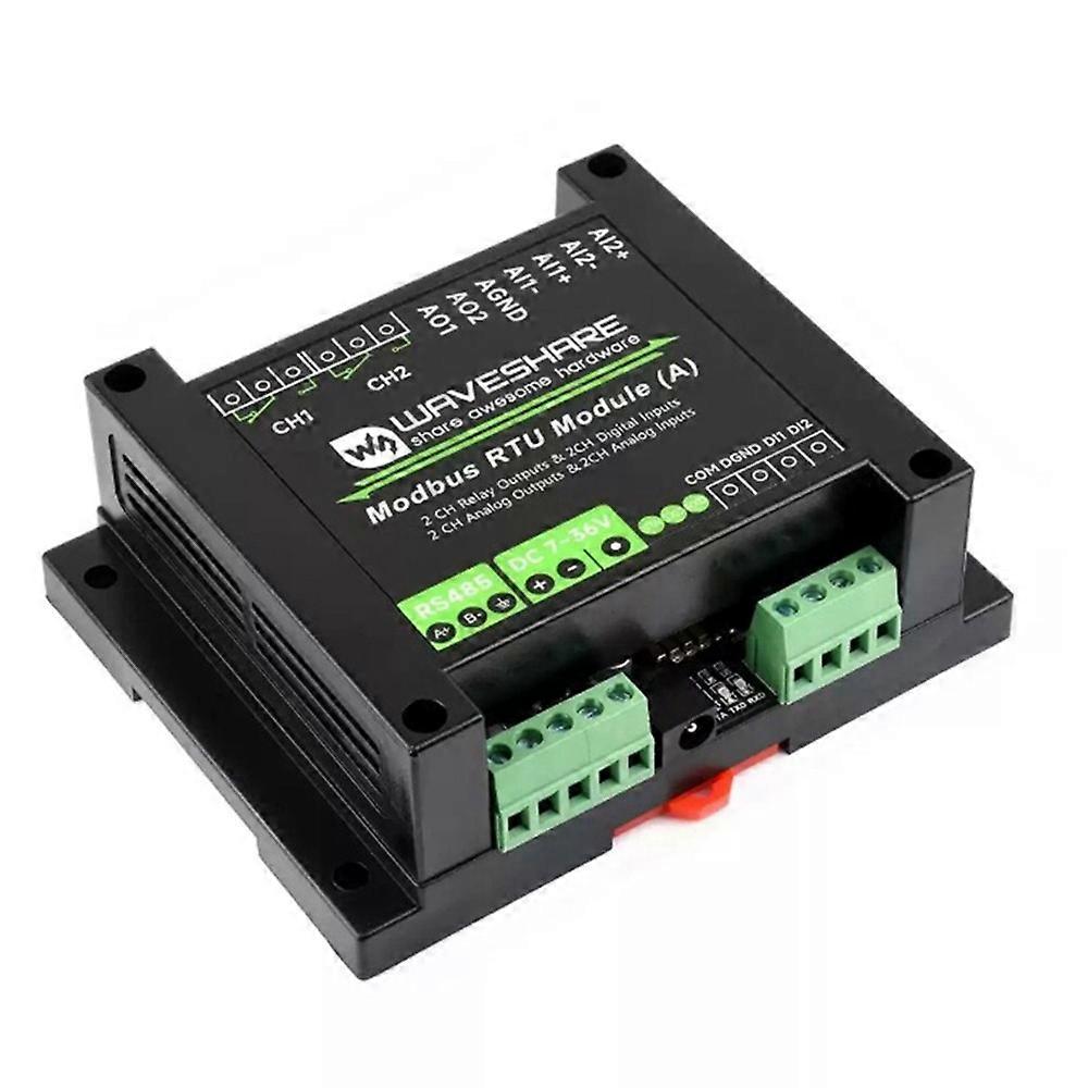 Waveshare Modbus RTU Module (A) Industrial Modbus RTU Mixed Input Output Module Multiple Isolation Protection Circuits EU Plug