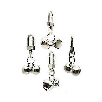 4 kleine Glöckchen für Haustierhalsbänder, Schmuck, Glöckchen-Trainingsanhänger, Schmuck für Katzen- und Hundehalsbänder