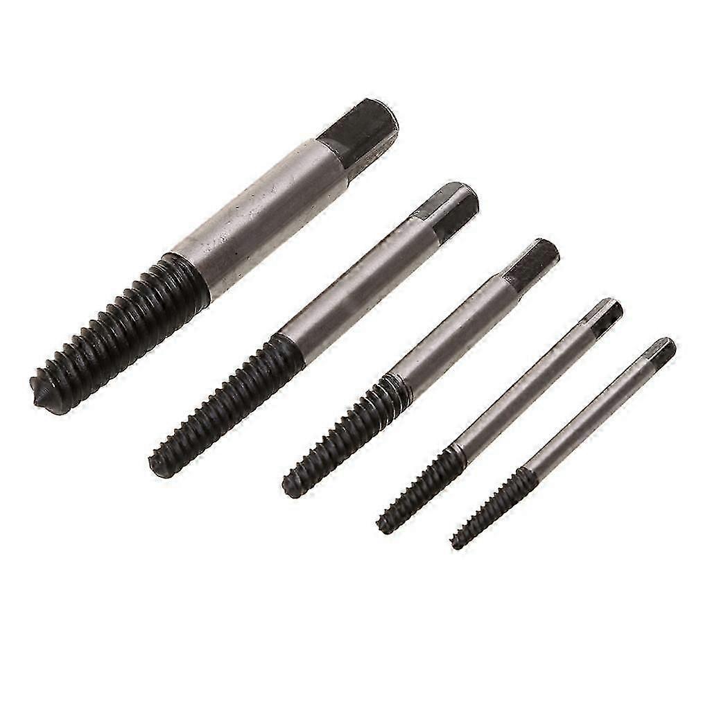 5x 4-18mm Small - Large Screw Extractor Set Broken Stud Remover
