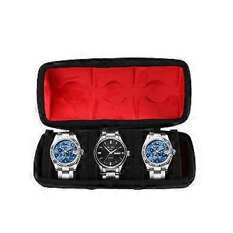 Watch Box Organiser compatible with Men or Women，Watch Travel Case Portable Storage Watch Display Holder compatible with Wristwatches and Smart