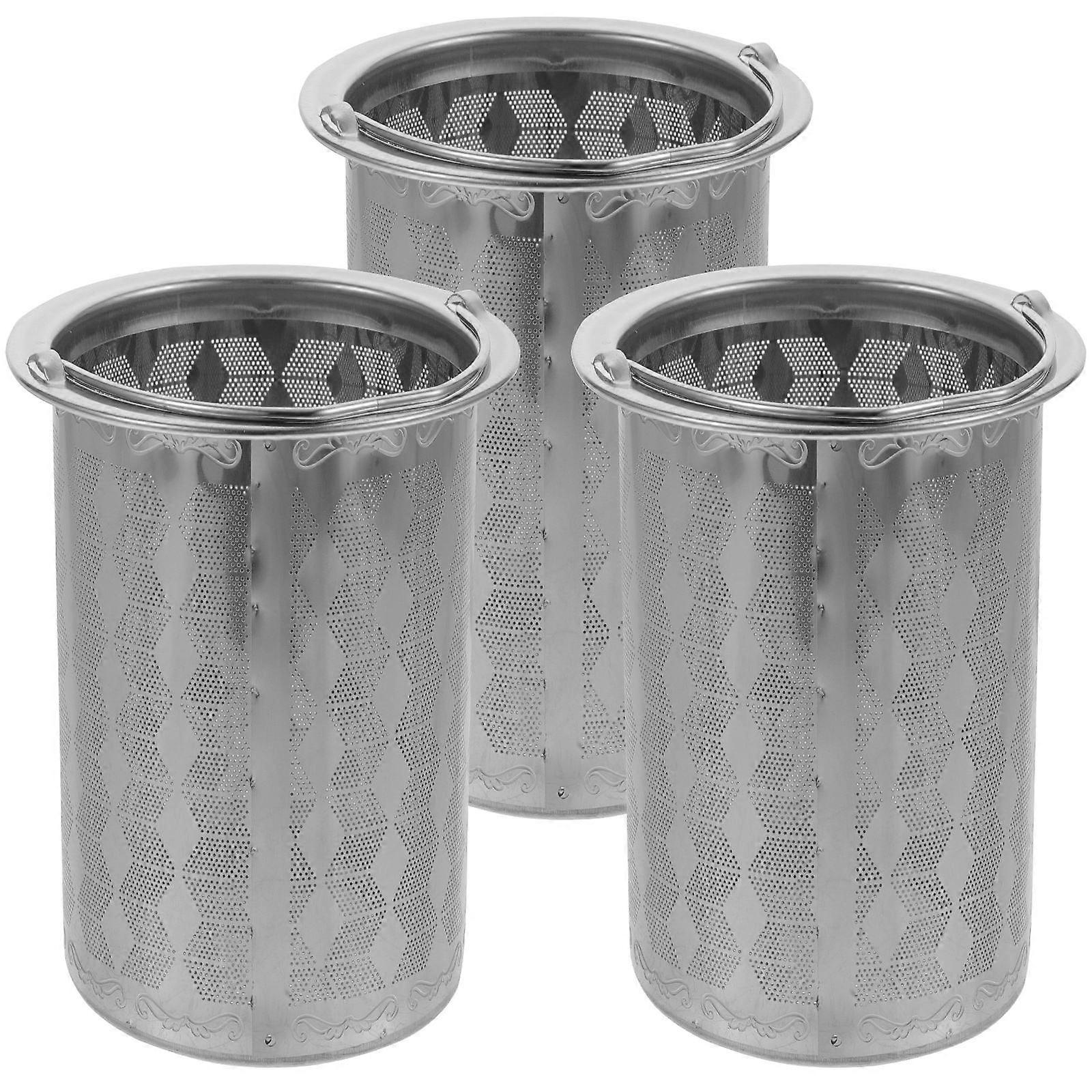 3Pcs Stainless Tea Strainer Insert Tea Infuser Tea Pot Accessories Tea Filter Mesh