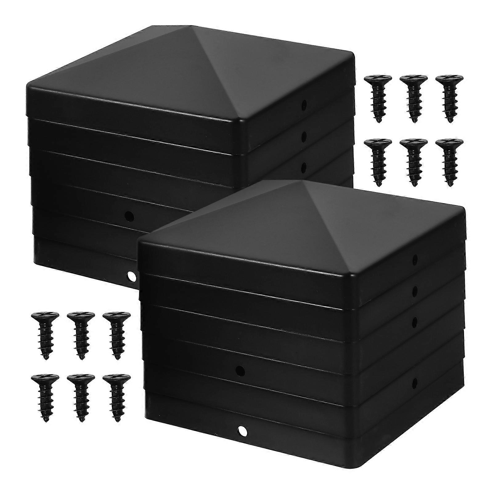 12Pcs Post Caps Cover Plastové plotové uzávery Post Caps Plot Post Cover Plastový plot Post Protector