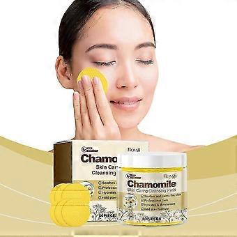 Dischetti detergenti alla camomilla, dischetti detergenti illuminanti al limone, idratano e idratano, delicati e non irritanti