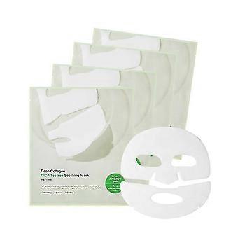 Deep Collagen Niacin-Vita C Brightening Overnight Mask, Hyalu-B5 Hydrating/CICA Teatree Soothing Overnight Mask, Facial Hydrogel Mask