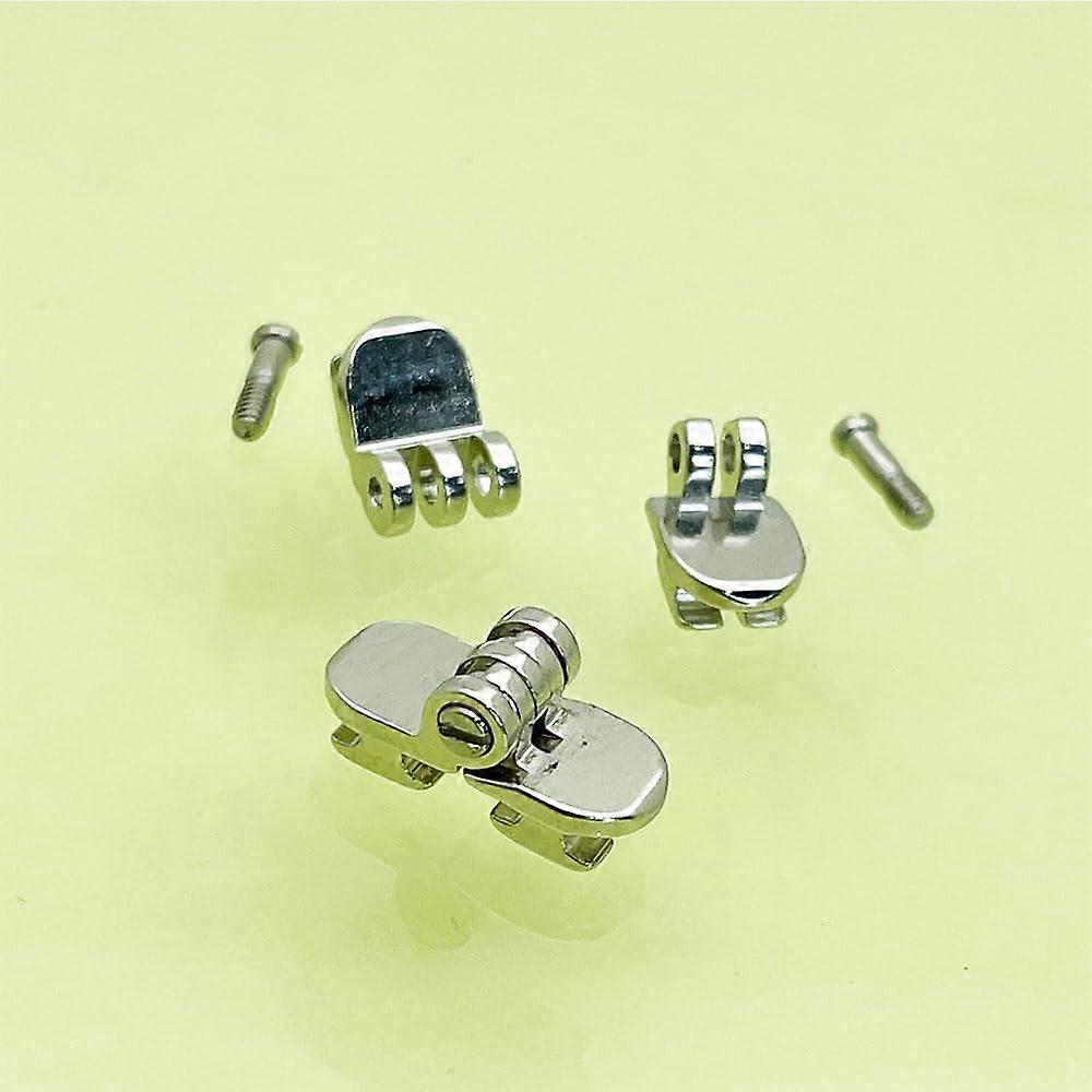 Eyeglass Hinge Replacement Kit 5.0mm Concealed Hinges for Sunglasses Plastic Wooden Frames