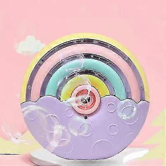Bubble Machine, Portable Automatic Bubble Blower Machine For Kids, 2000+ Bubbles Per Minute, Silent Design Rainbow Bubble Maker Machine(1pcs, Mu ZV