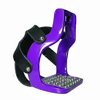 Foot Support with Toe Cage Colored Aluminum Foot Support for Beginners, Trail