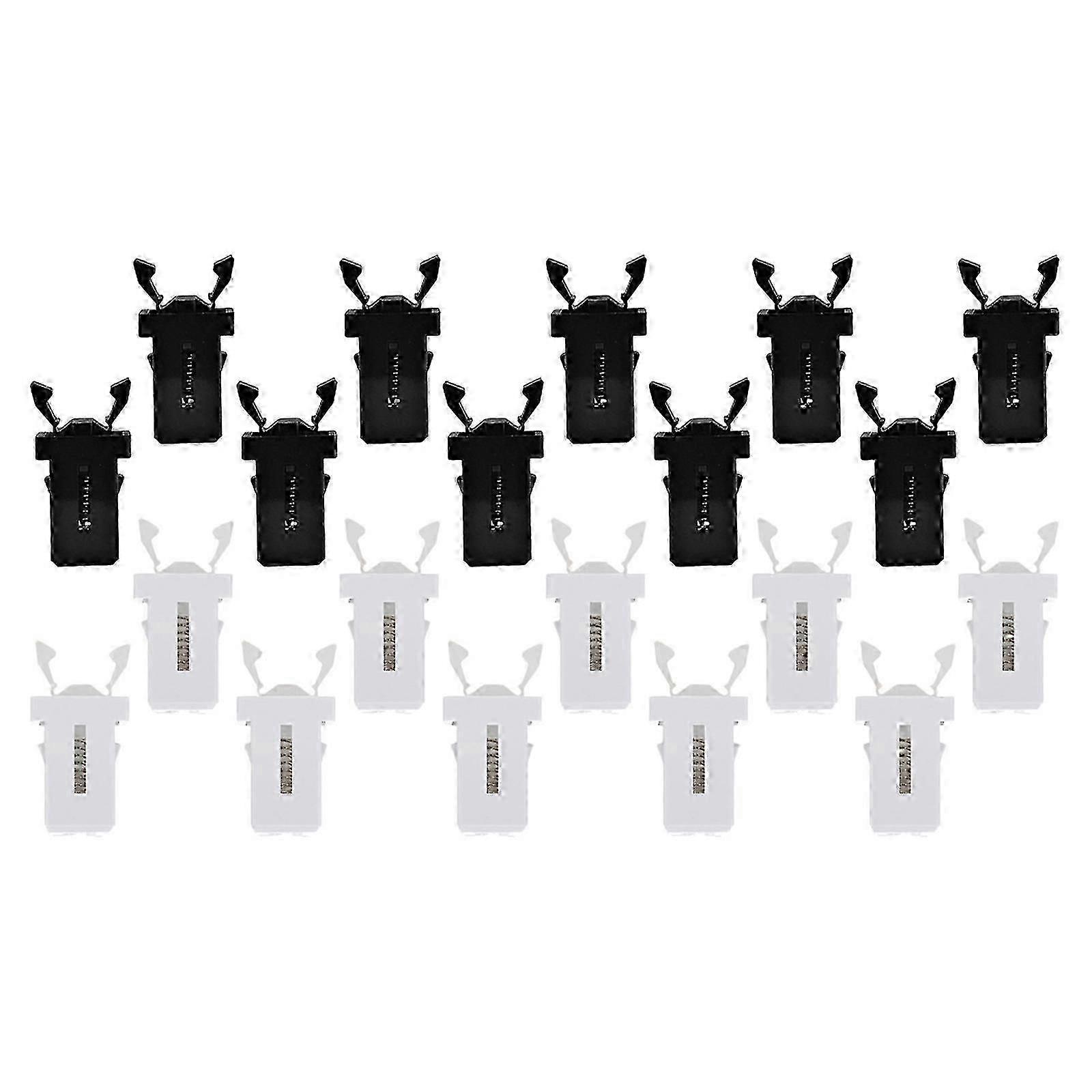 Plastic Trash Can Lock Replacement Catch Latches compatible with Home 40Pcs WI
