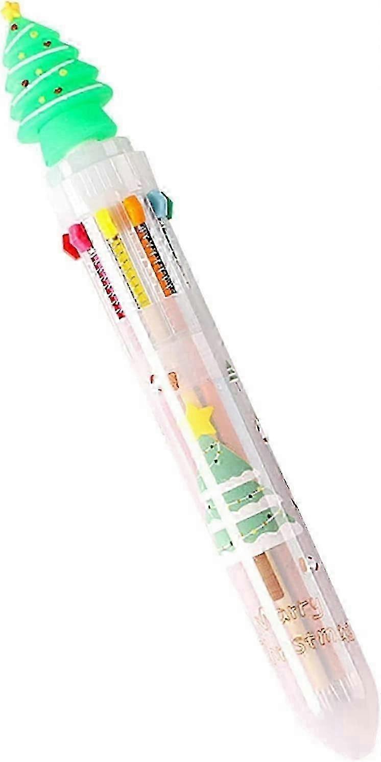 Press Christmas pen with festive theme