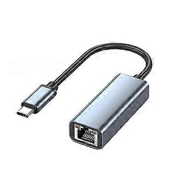 USB-C Ethernet adapter, USB PC internet USB network adapter (1000 Mbps), RJ45 Type-C to RJ45 for laptop/TV boxJNNJV