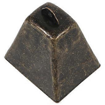 Mini Cow Bell for Decor Dog Collar Bell Metal Dark Brown