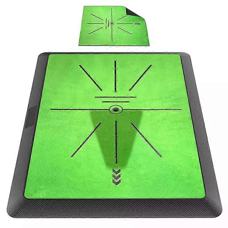 Golf Hitting Mat Golf Training Mat for Swing Path Feedback Detection Batting Extra Replaceable Golf Practice Mat 16"x12"