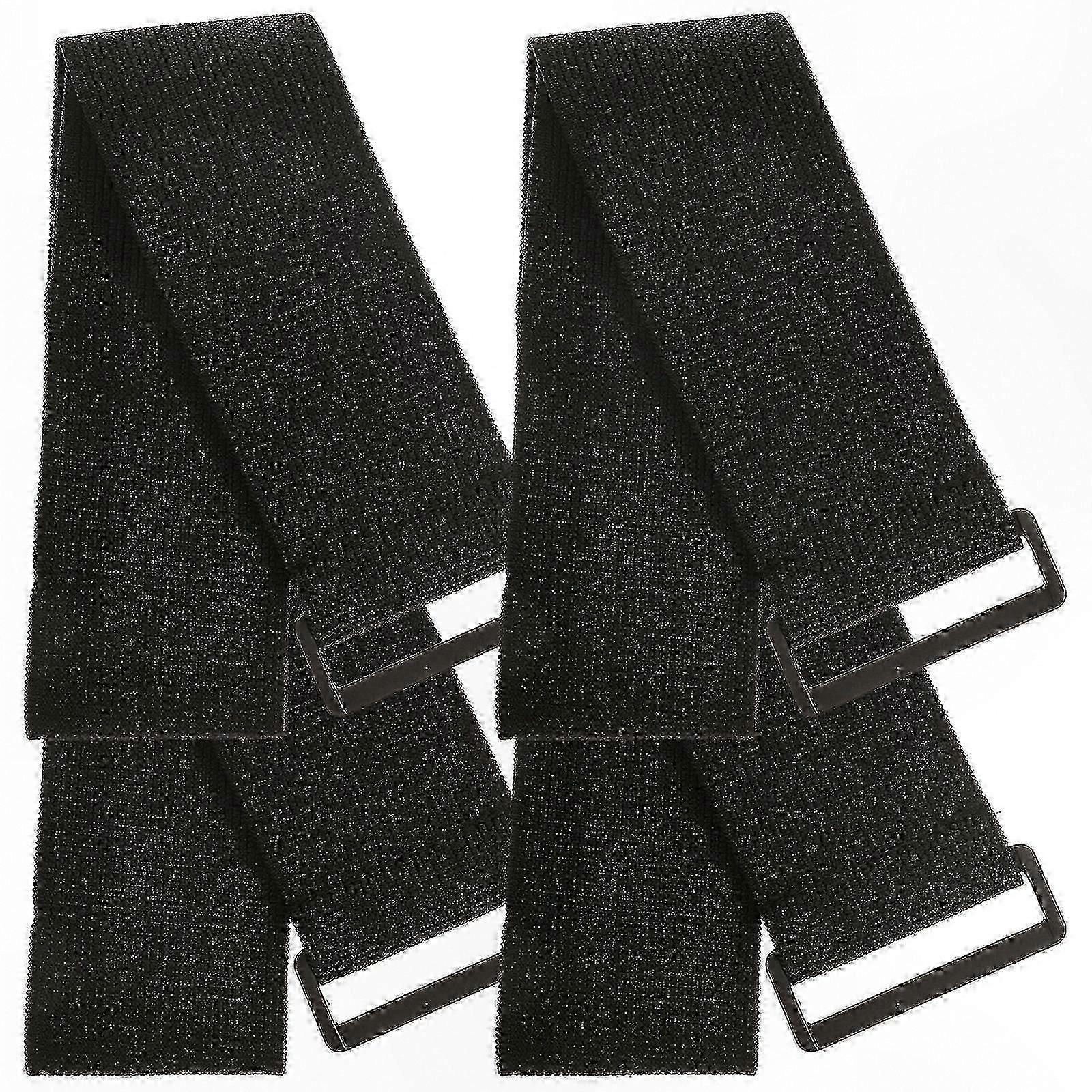 Multipurpose Elastic Hook and Loop Straps 4-Pack compatible with Organization Securing Reusable Fastening Solution