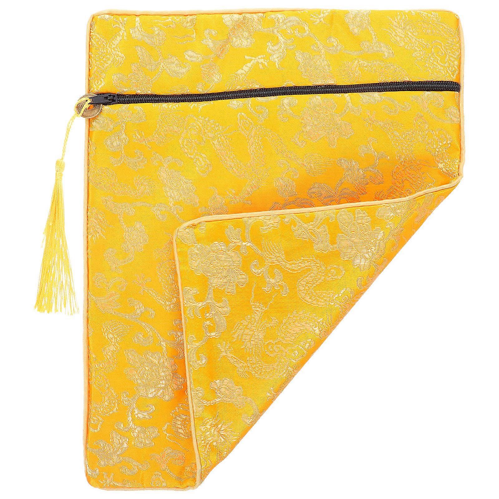 Silk Bible Cover Case Pouch for Organizing Buddhist Scriptures 5Pcs