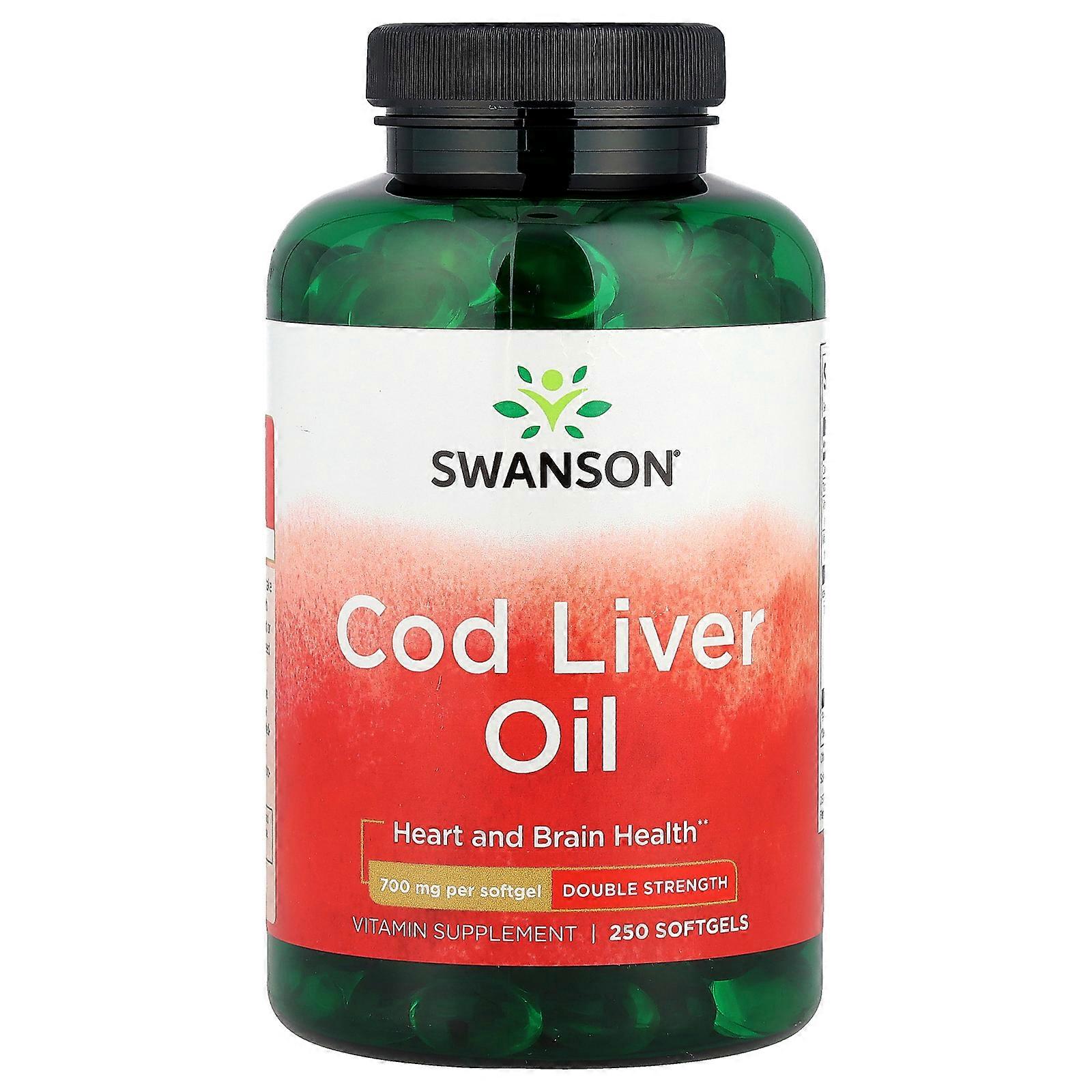 Swanson, Cod Liver Oil, 250 Softgels