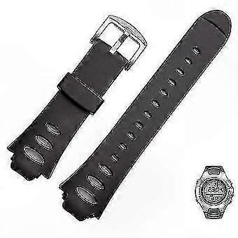 Rubber Watch Strap for Suunto Observer SR X6HRM Black