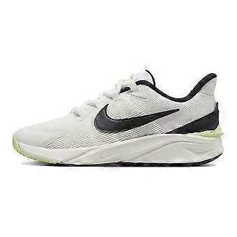 Nike Star Runner 4 Lave løpesko Hvit Svart Unisex DX7615-102