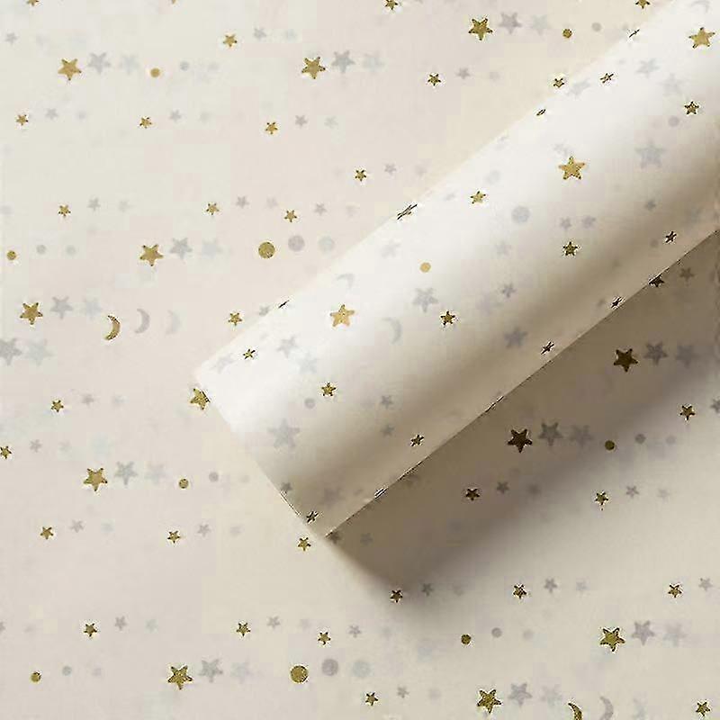 Starry Gold Foil Wrapping Tissue Roll