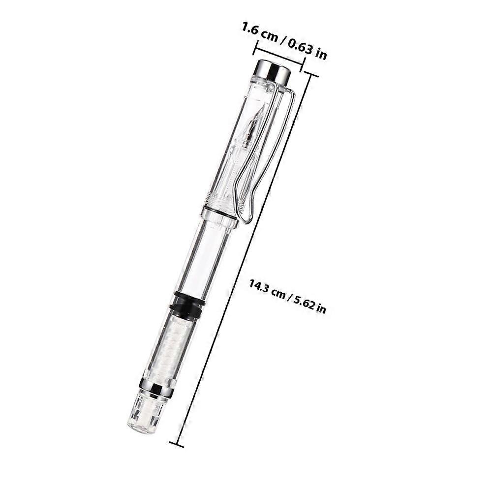 Stylo plume rechargeable en acier, lot de 4 absorbeurs d'encre