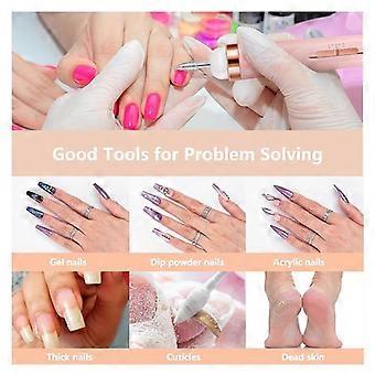 Nagelset, 5-in-1 elektrisches Maniküre-Set, professionelle elektrische Maniküre-Nagelmaschine mit Licht