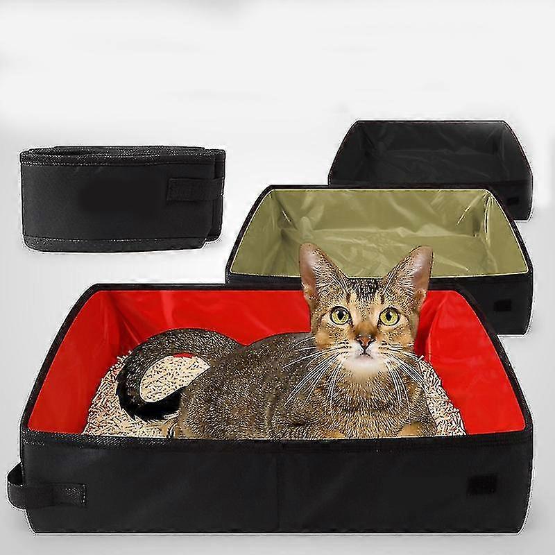 Folding Waterproof Leak-Proof Portable Cat Litter Bedpan