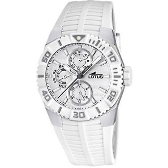 Lotus Quartz analoge vrouw horloge met L15779/1 polyurethaan armband