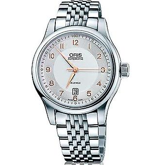 Watch oris classic aut.42mm Automatic Analog Men's Watch with Stainless Steel Bracelet OR73375944061MB