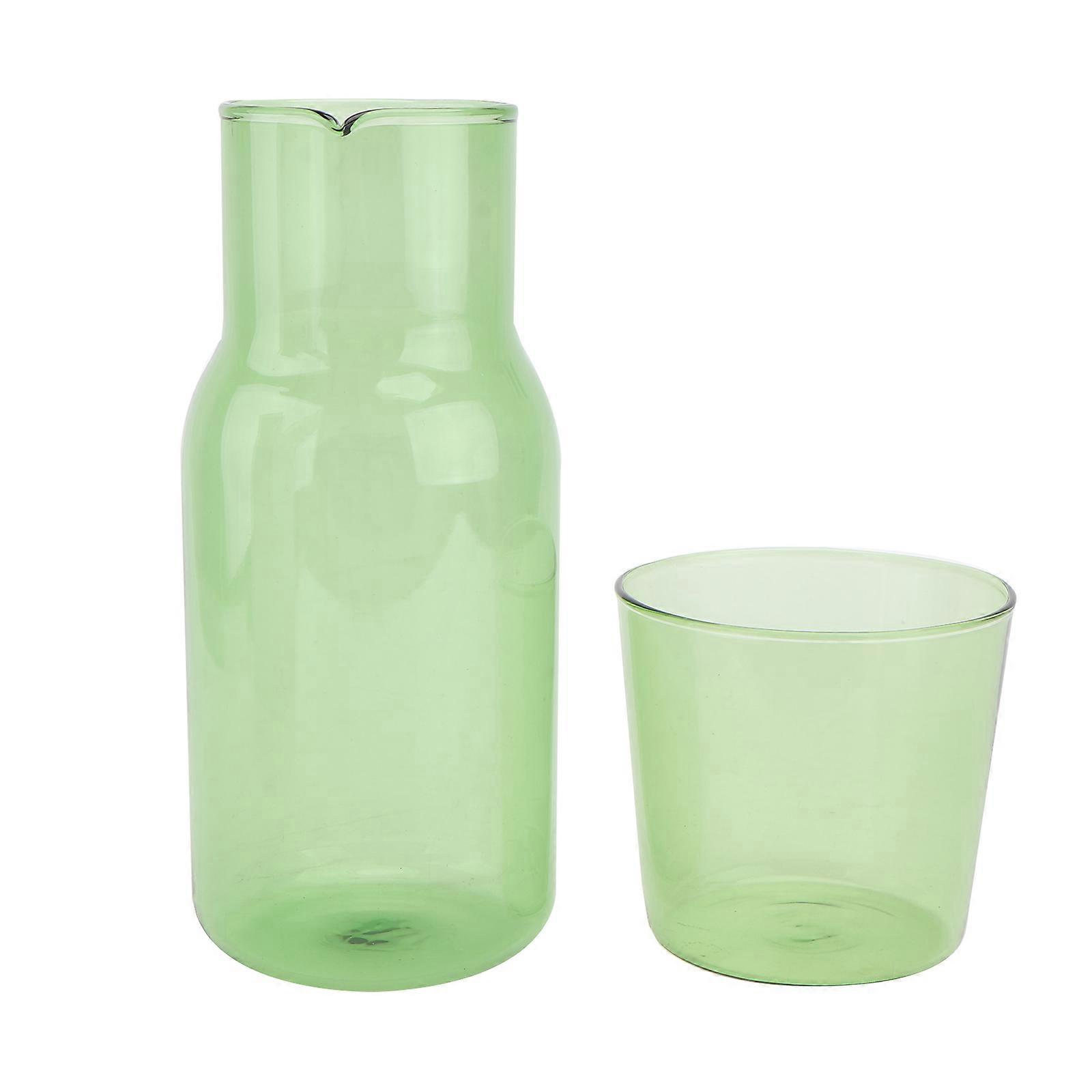 Glass Cup and Water Kettle Set Featuring Drinking Tools with 1Set Quantity