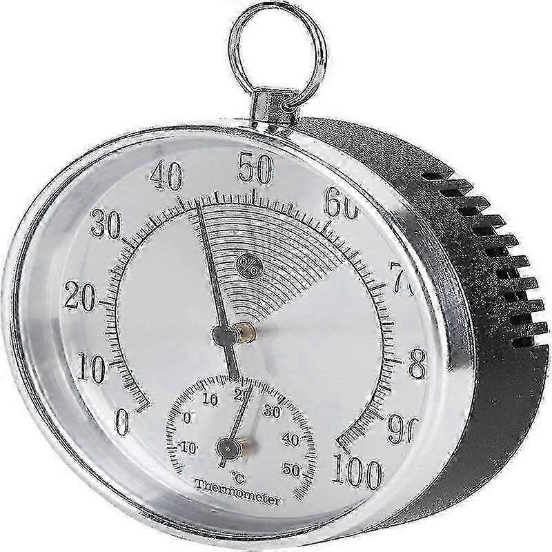 Clear-Glass Thermohygrometer Compact Design