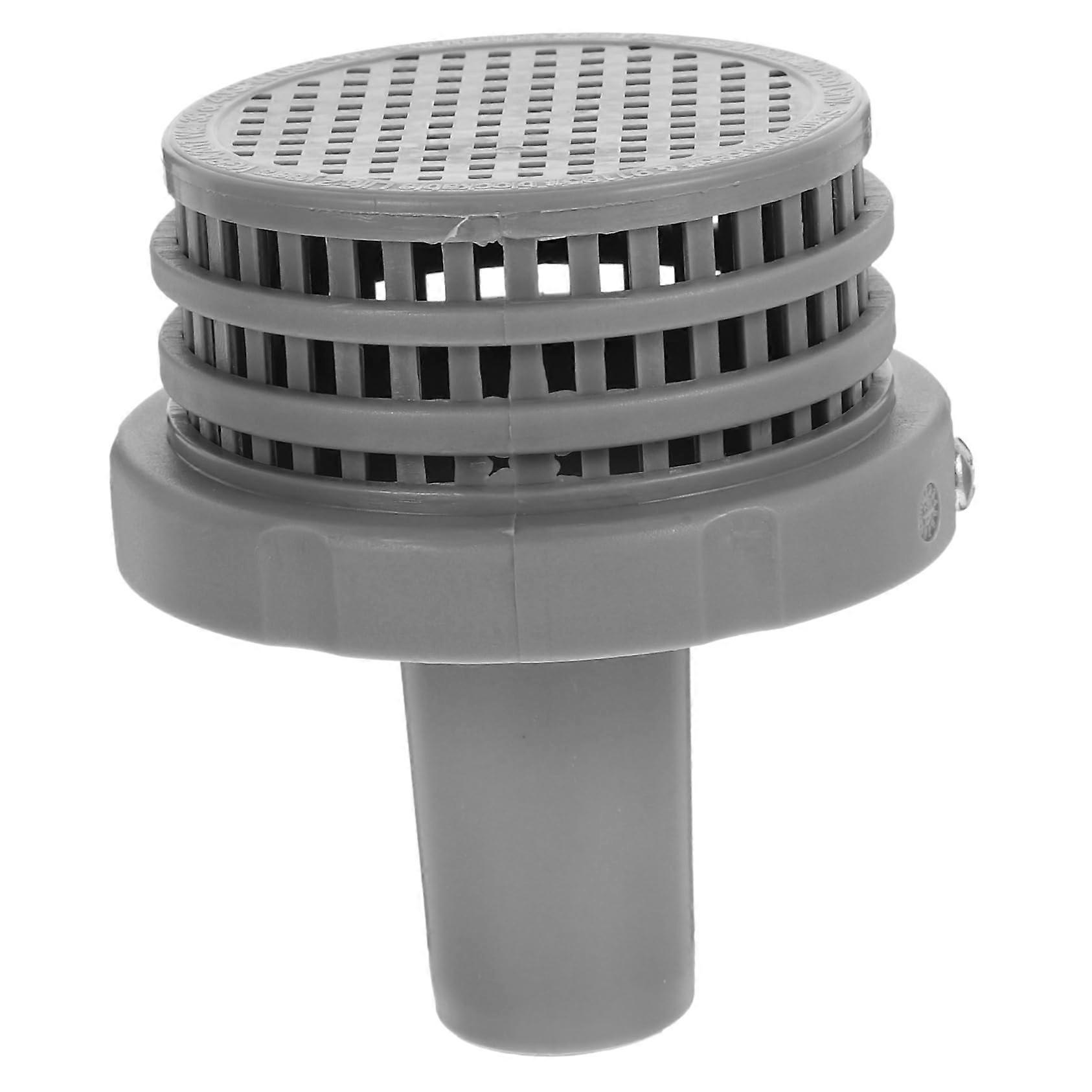 Pool Drain Valve Strainer Cap for Pool Filtration System, Durable DebrisBlocking Design, Universal Pump Compatibility