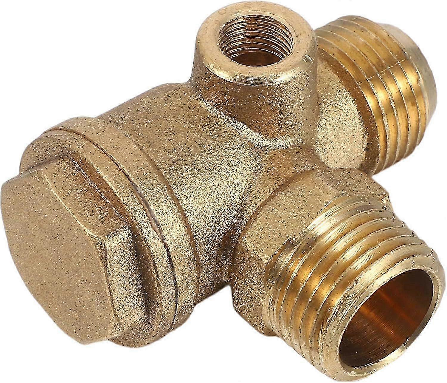 Copper check valve 1/2 NPT internal and external thread air