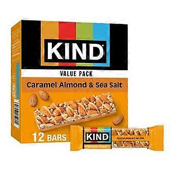 Kind Caramel Almond & Sea Salt Bars Gluten Free Energy Bars, 12 Ea