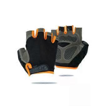 1 Pair Cycling Gloves Breathable Anti-slip Half Finger Mtb Road Bicycle Gloves Shock-Absorbing Sunscreen Fitness Bicycle Gloves