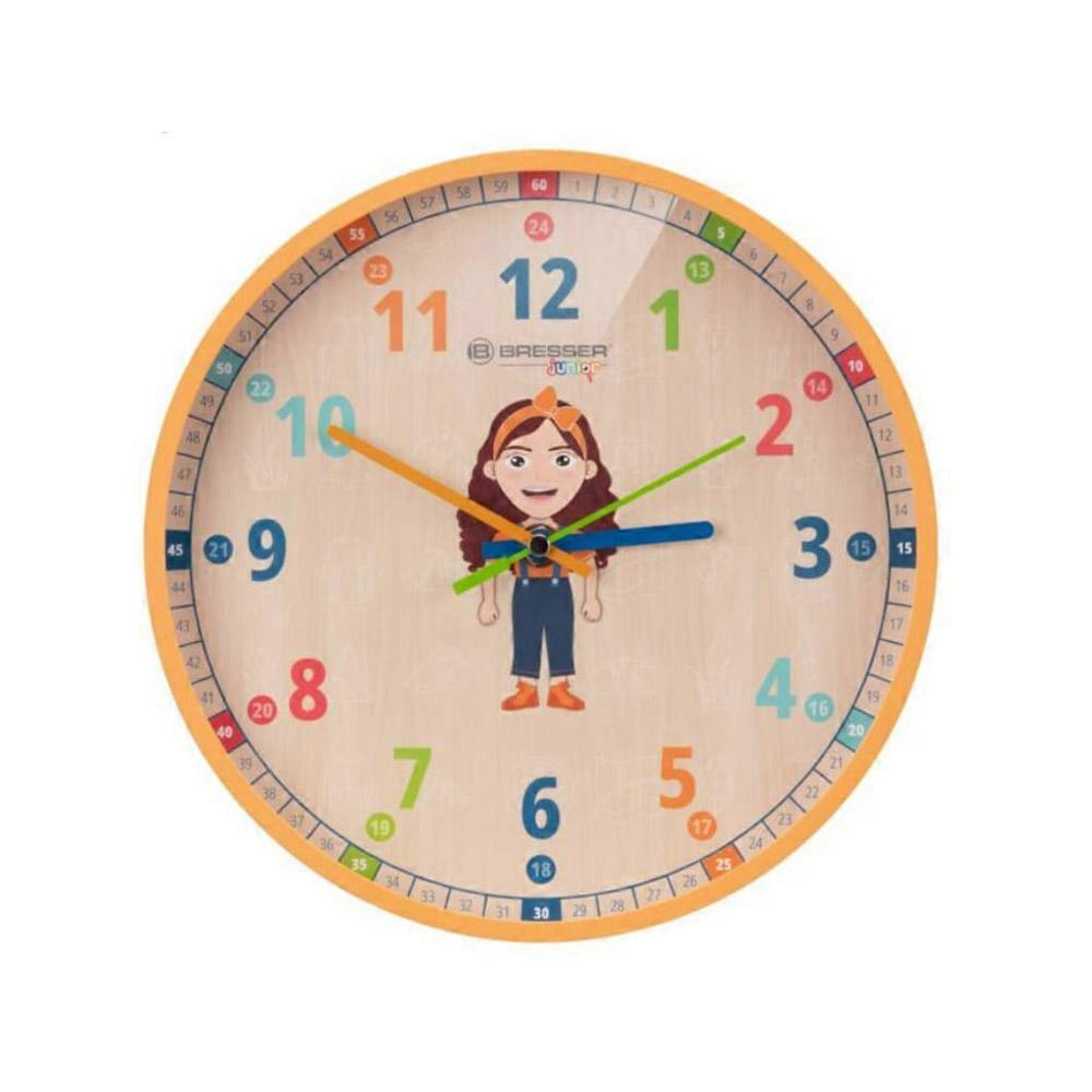 LUNA Bresser Junior Children Wall Clock High Quality and Durable Wall Clock