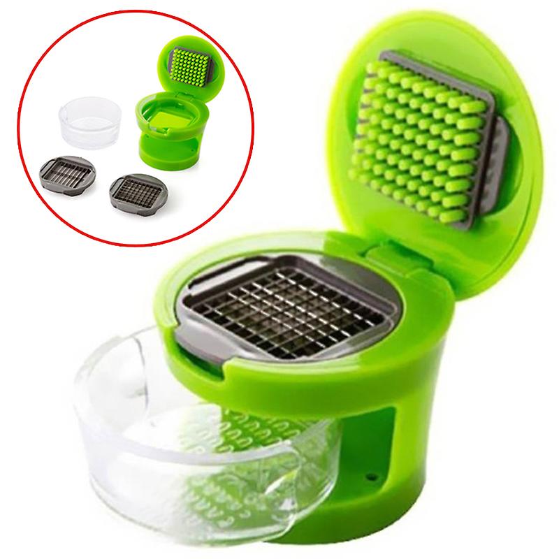 Kitchen Pressing Vegetable Onion Garlic Food Slicer Chopper Cutter Peeler Dicer